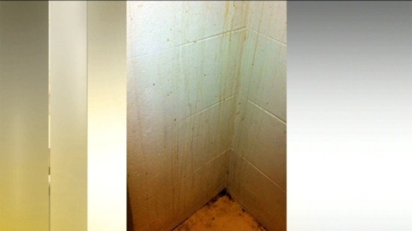 Dirty cell at Newcastle Moot Hall