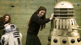 Victoria Fitzsimons, Laura Hennelly McCarthy and Alice O'Neil from Loreto High School