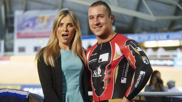 Channel 5 weather presenter Sian Welby is left speechless.