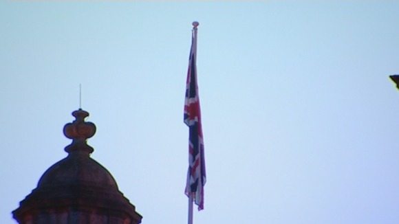The Union flag is flying in Belfast today in honour of the Duchess of Cambridge's 31st birthday