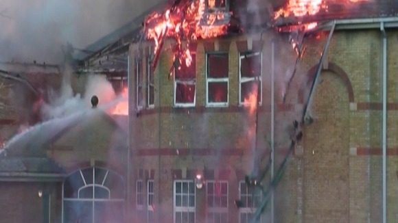 Lytchett Minster School fire