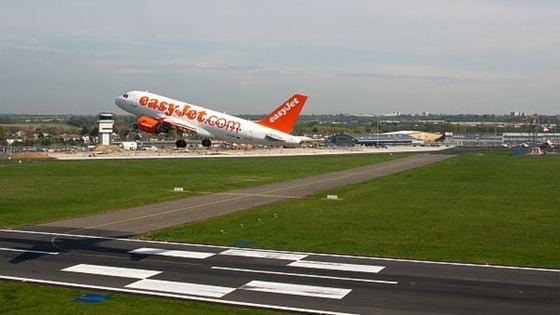 An easyJet aircraft takes off from London Southend