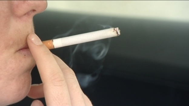 Person smoking