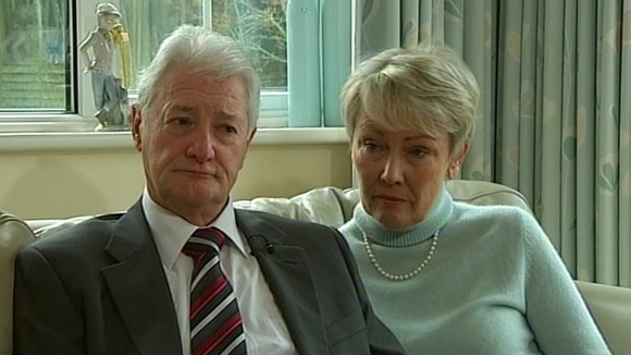 Christopher Tappin with wife Elaine at their home in Orpington, Kent