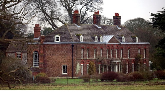 Anmer Hall on the Royal Sandringham Estate in Norfolk