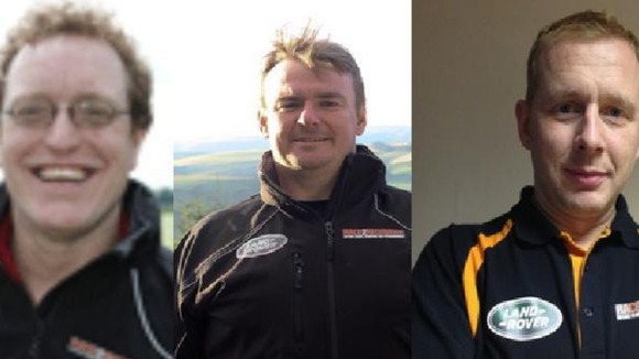 John Winskill, Lee Townsend and Justin Birchall