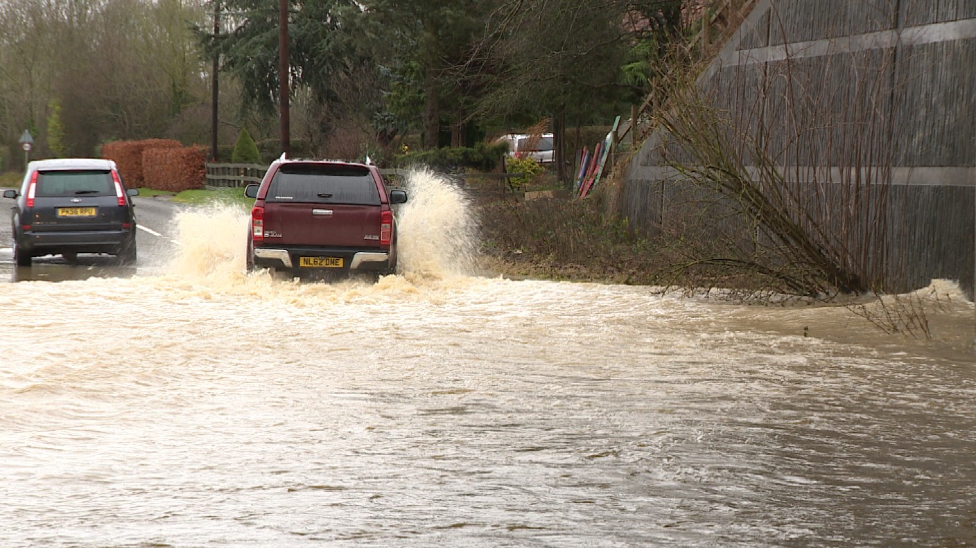 flood warnings as heavy rain and snow falls in the anglia flood warnings as heavy rain and snow falls in the anglia