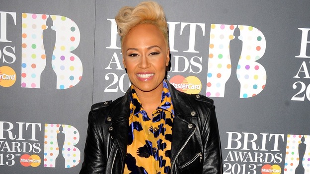 Emili Sande arrives at the Brit Awards 2013 nominations launch at the Savoy Hotel in London