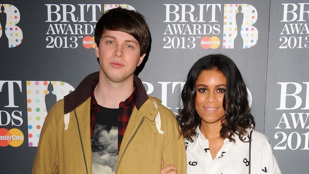 AlunaGeorge, George Reid and Aluna Francis, arrive at the Brit Awards 2013 nominations launch at the Savoy Hotel in London