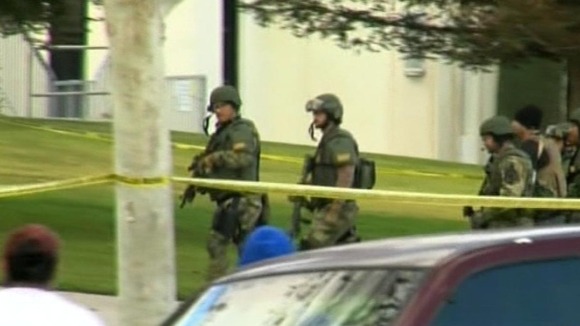 Police rushed to the scene to secure each room of the school