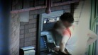 Criminal gang tamper with an ATM machine