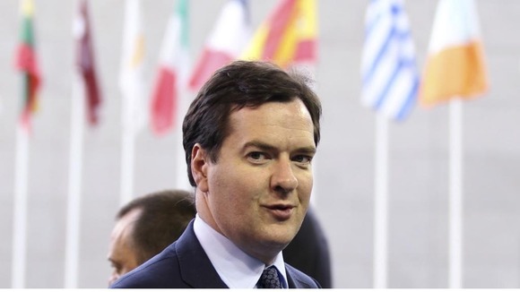 Chancellor George Osborne pictured at a European Union finance ministers meeting June 2012