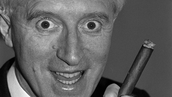 Jimmy Savile pictured in February 1982