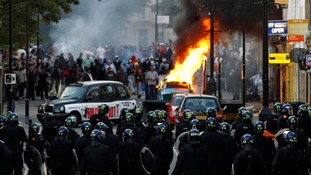 Riots in Hackney