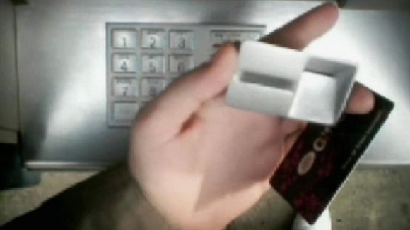 A tracking device installed by a criminal