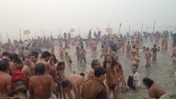 Kumbh Mela begins in the Ganges