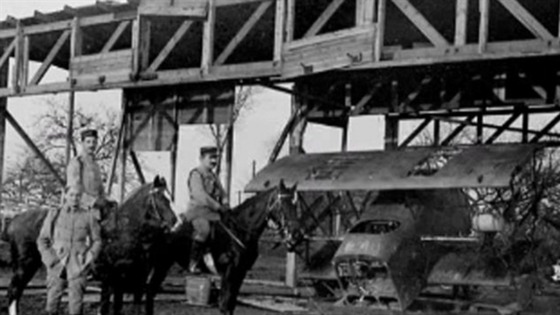One of the eight photographs dating from the First World War