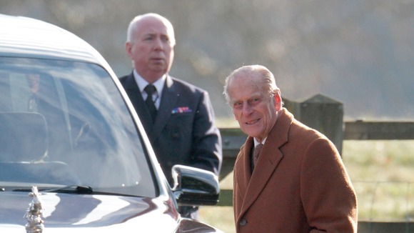 The Duke of Edinburgh sees the funny side