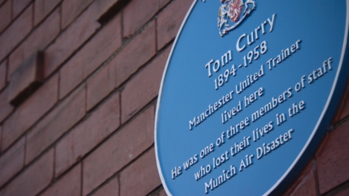 Blue plaque unveiled to former Newcastle United star killed in Munich