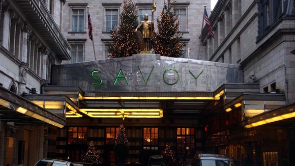 London's famous Savoy hotel