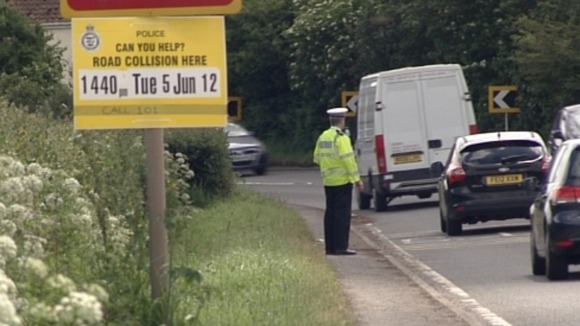 Police at roadside