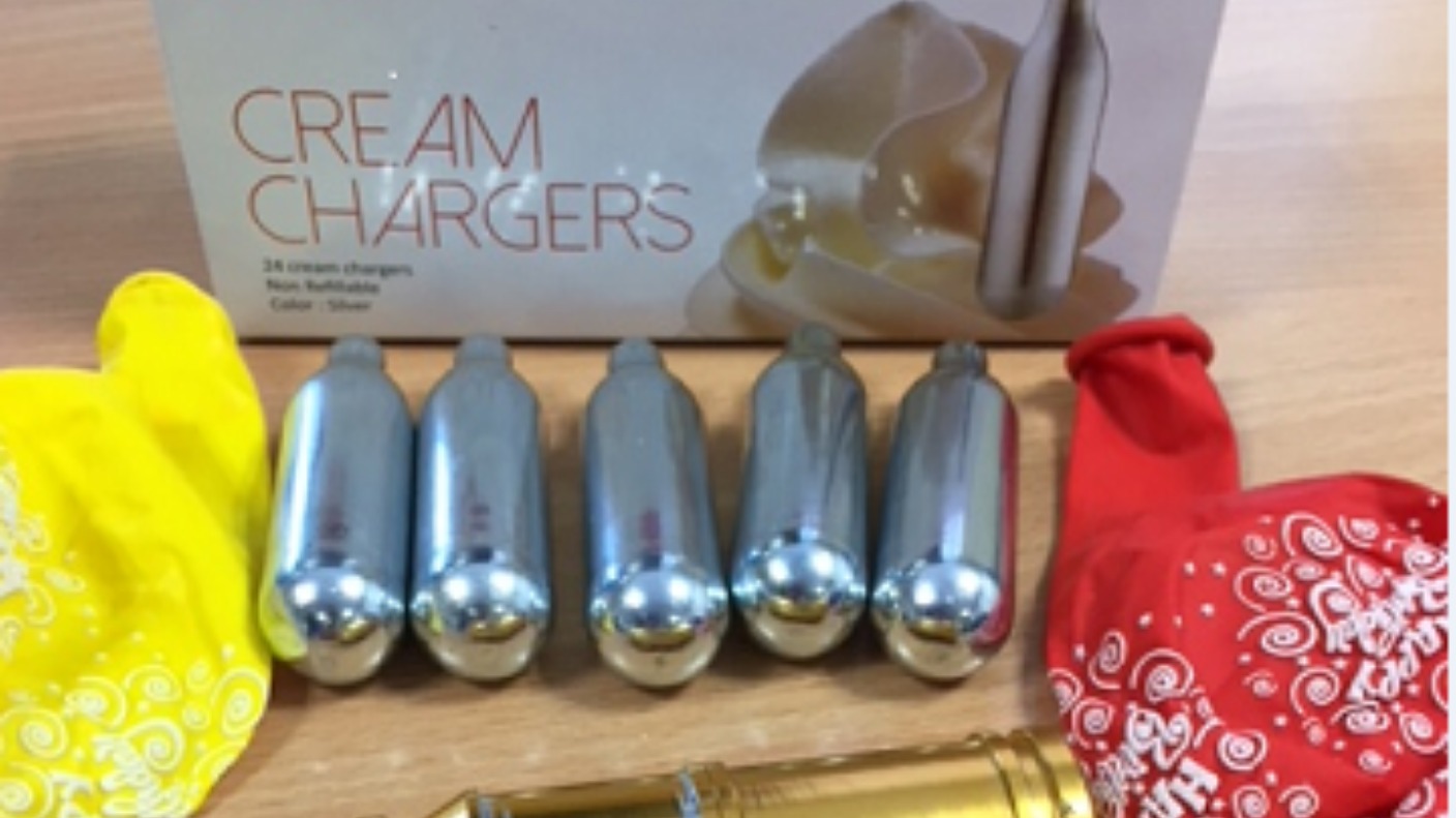 Warning after 'laughing gas' canisters found Wales ITV News