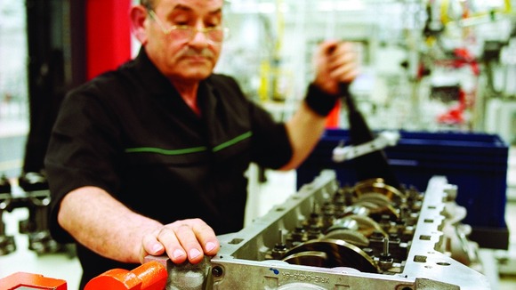 Aston Martin's engine plant 