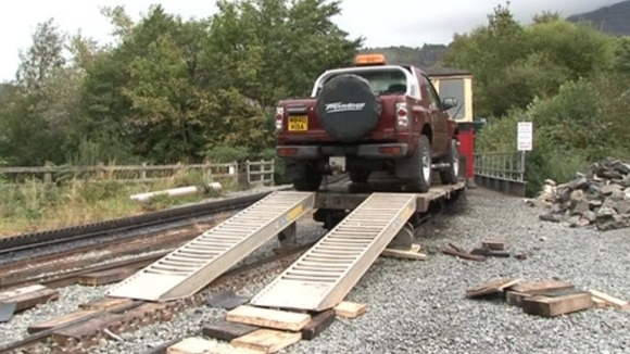 The 4x4 on Snowdon