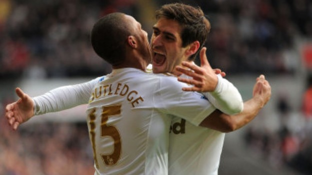 Wayne Routledge and Danny Graham