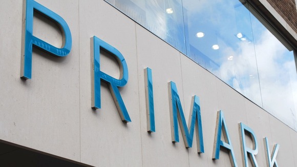 A Primark sign.