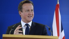 David Cameron seen during a previous EU meeting in Brussels last year