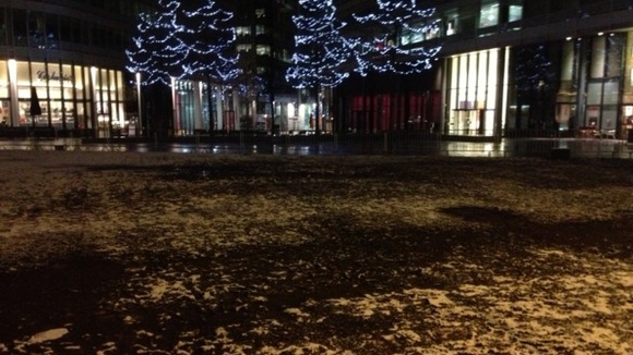 Snow in Spinningfields