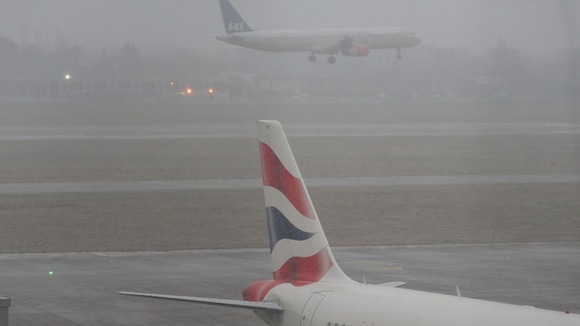 A runway at Heathrow Airport