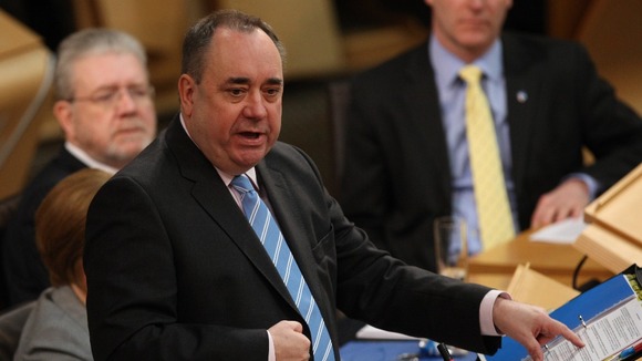First Minister Alex Salmond