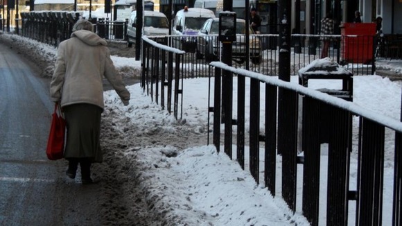 The snow can be more than just a nuisance to older people