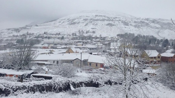 Rhondda Valley in South Wales