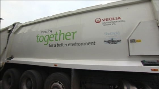 Veolia lorry