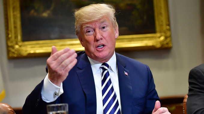 Mr Trump's policy over transgender troops has faced legal challenges.