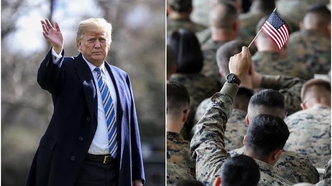 Donald Trump wants to ban transgender troops from the army.