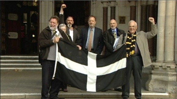 St.Dennis protesters, High Court, London