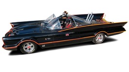 The customised 1955 Lincoln Futura Batmobile from the hit 1960s TV show.