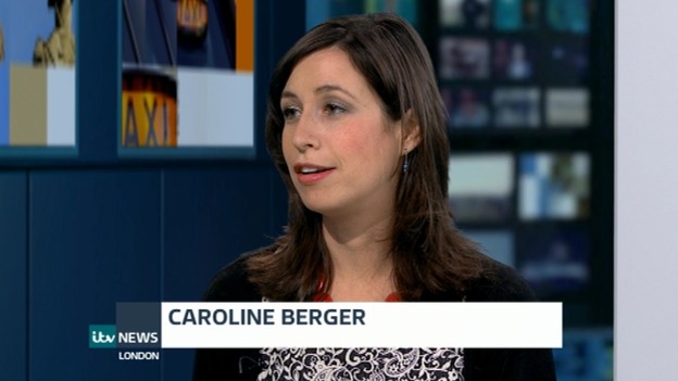 Caroline Berger on the progamme last night