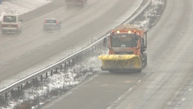 Gritter lorry