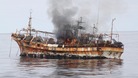 The Japanese ship was set adrift during last year's tsunami. 