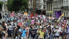 Teachers and civil servants protest over pension reforms in London on June 30th 2011