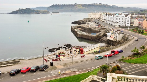 View out to sea from Plymouth Hoe