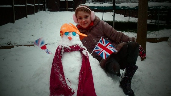 Snowman and Sarah