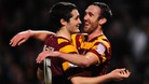 Bradford stunned Aston Villa with a 3-1 win in the first leg of the semi-final