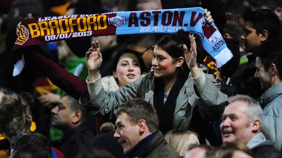 Bradford fans have been starved of success in recent years