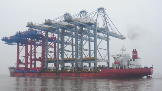Cranes, port, Essex